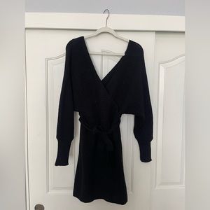 SHEIN black neck sweater dress. Size large. Never worn.